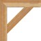Ekena Millwork Traditional Block Rough Sawn Bracket, Western Red Cedar, 4"W x 24"D x 24"H BKT04X24X24TRA05RWR - alternate 2